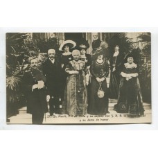 VISITA DE LAS DELEGACIONES PARA EL CENTENARIO ANTIGUA TARJETA POSTAL N° 27